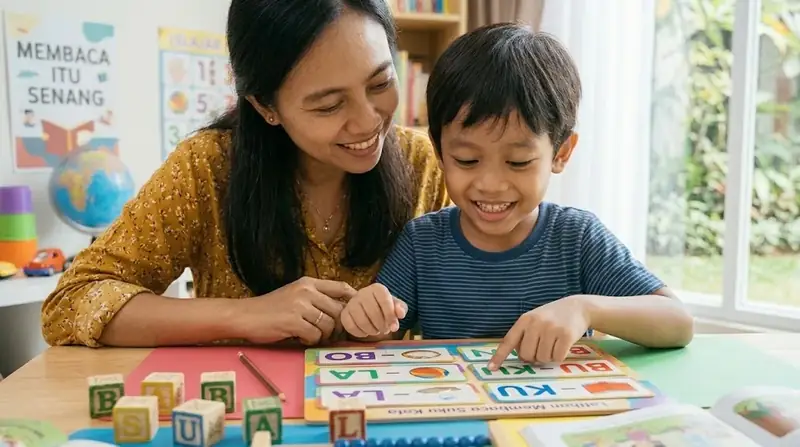 Belajar Membaca Anak Usia 3–6 Tahun Panduan untuk Orang Tua
