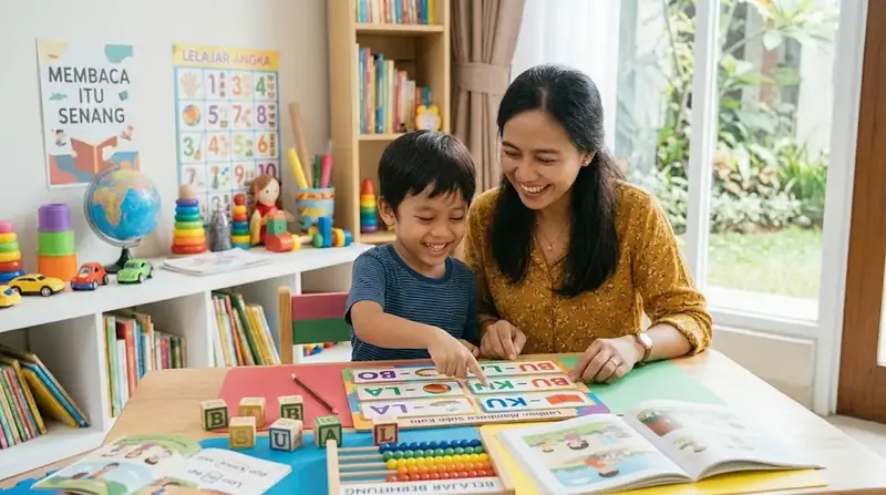 Latihan Membaca Suku Kata untuk Anak TK dan PAUD